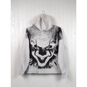 IT Sweatshirt Chapter Two Time To Float Men's Pullover Scary Clown Hoodie Size S